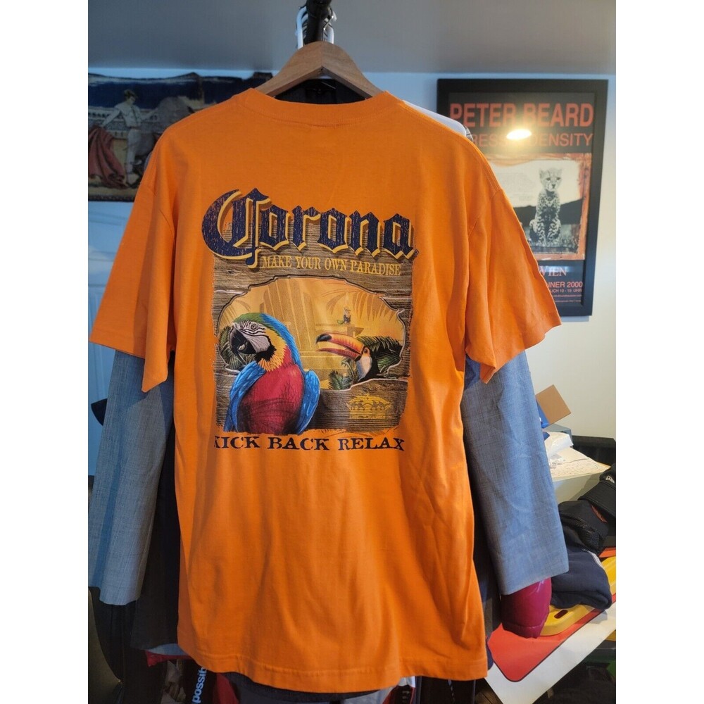Vintage Corona Make Your Own Paradise Shirt Large
